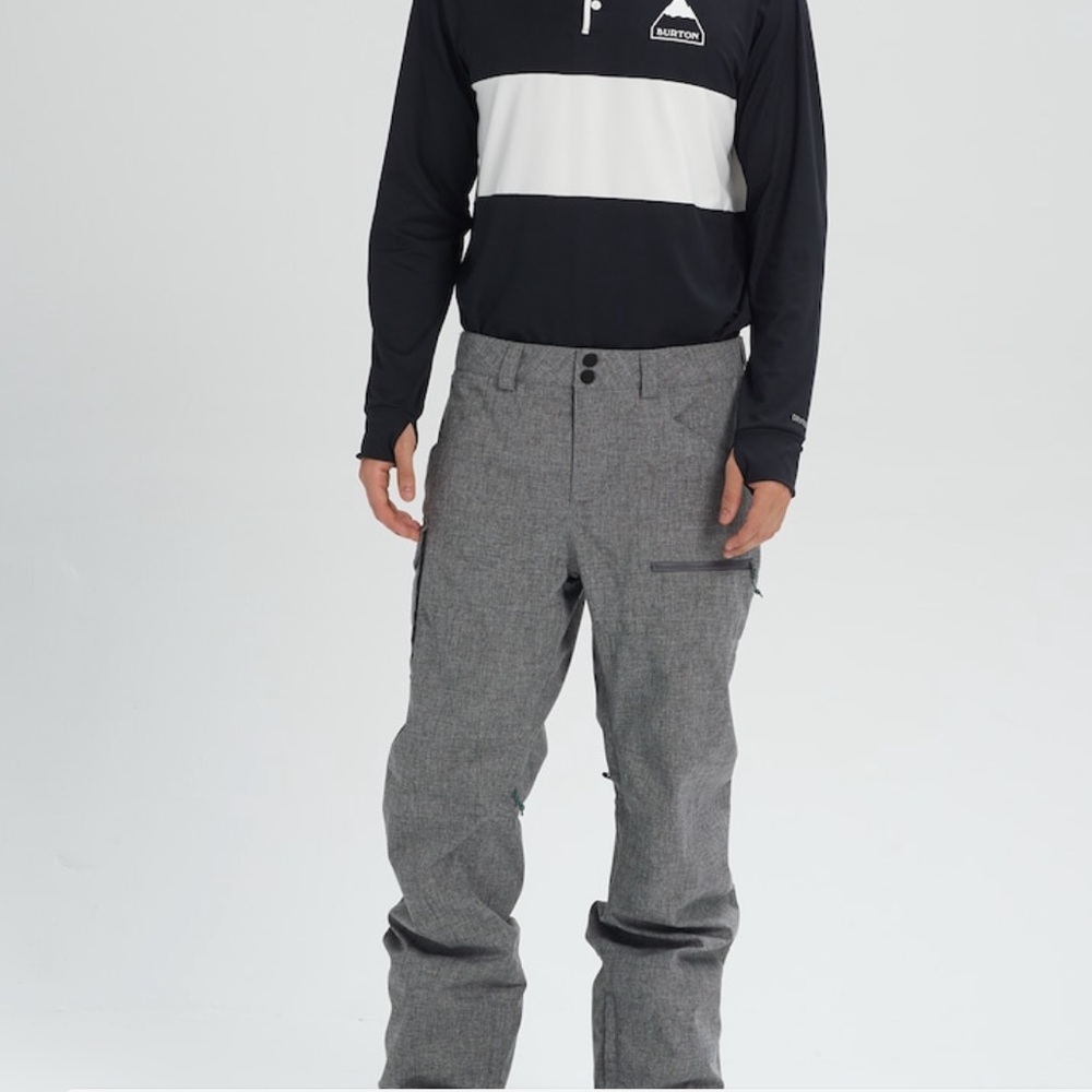 Burton Covert XS men’s snowboard pants Bog Heather Gray